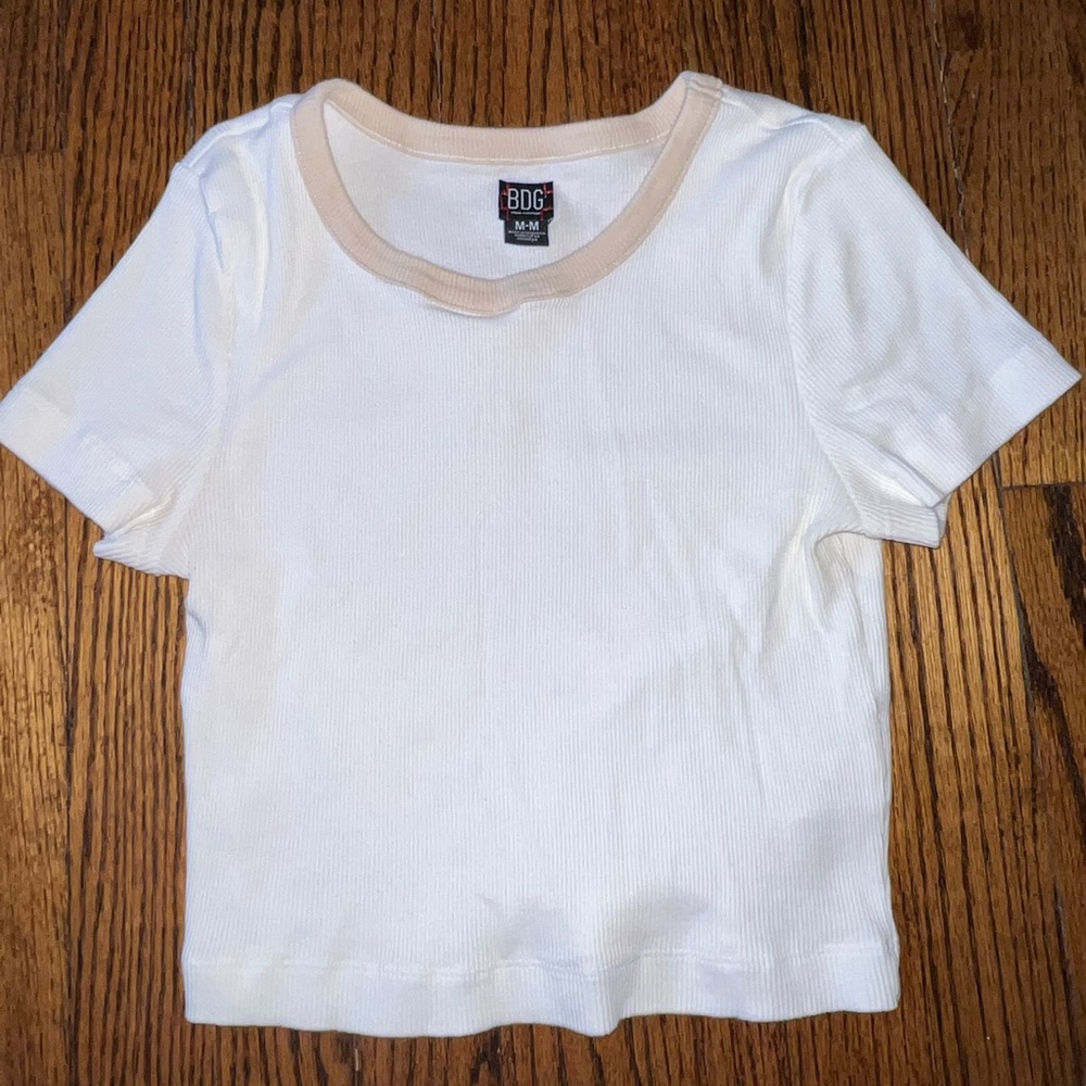 Urban Outfitters white baby tee